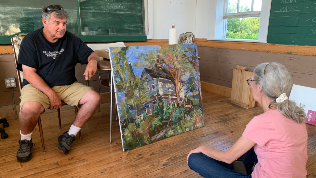 Visiting artist at Art’s Haven